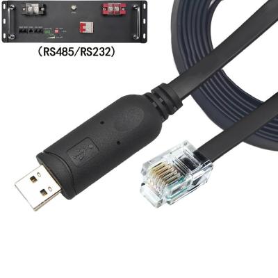 중국 USB-A ~ RS232 RJ12 연쇄 케이블 6P6C RS232 통신 구성 디버깅 라인과 호환 판매용