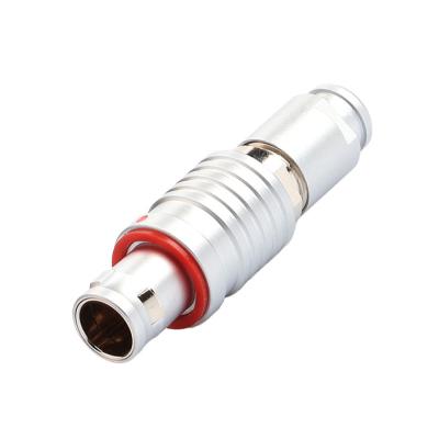 China Push-pull Self-locking T6 Sealed Plug IP54 Industrial Connector, Circular Waterproof Connector M B Series for sale