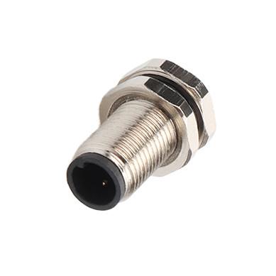 China Circular Connector M5 Code-A 2Pin 3Pin 4Pin Industrial Connectors M5Z03AA0OCJ009-M5 front lock for sale