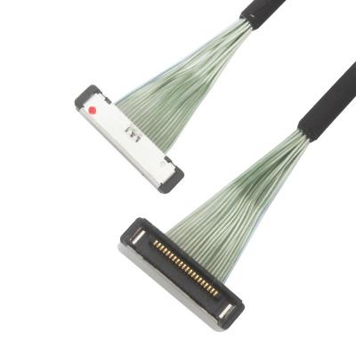 China 0.4mm Pitch 20380-R20T-06 Micro Cable Coaxial Lvds conector cabo 20P 0,4mm pitch à venda