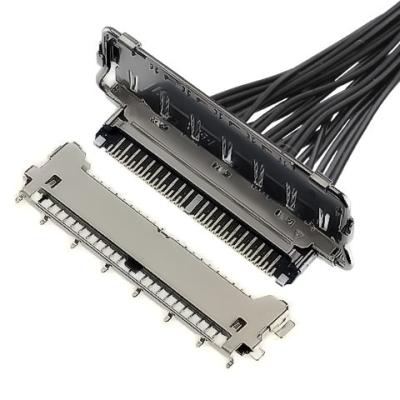 China lvds Verbindungsstück schreibt 40 horizontaler fügender Art Stift-lvds Verbindungsstücks 20977-040T 040E 01 Mikro-Koaxialverbindungsstück zu verkaufen