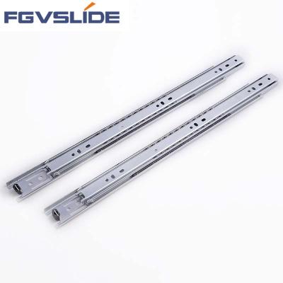 China Modern Furniture Fittings Cabinet Hardware 35mm Ball Bearing Telescopic Slide for sale