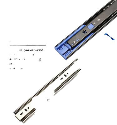 China FGVSLIDE Modern Customized Telescopic Channel Concealed 3 Times Full Extension Soft Close Undermount Slider for sale