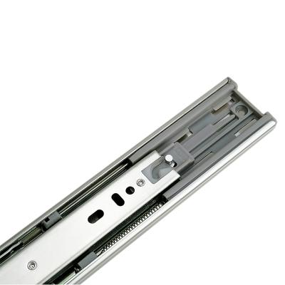 China Furniture Hardware Manufacturer Concealed Drawer Slide Modern Soft Narrow Kitchen Ball Bearing Drawer Slide for sale