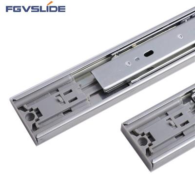 China FGVSLIDE Modern Furniture Cabinet Drawer Slides Rail Push To Open Soft Close Drawer Slide for sale