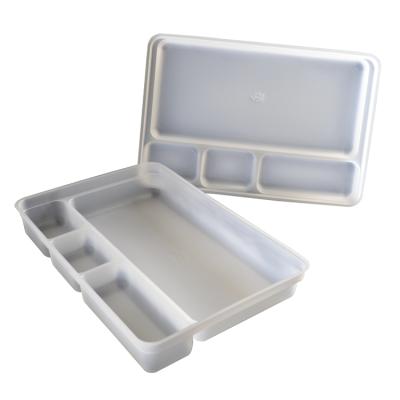 China Functional Use For Four Compartment Medical Sterile Medication PP Blister Tray for sale