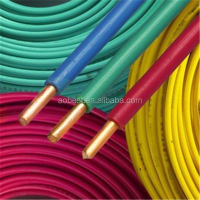 China 10 AWG Bare Copper Conductor PVC Insulated THHN THWN THNN Wire for Versatile Applications for sale