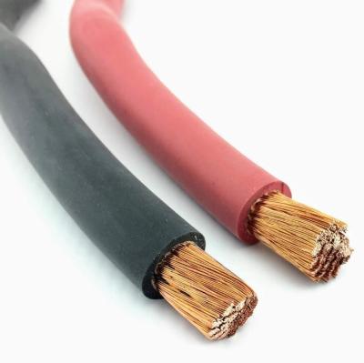 China BS IEC ASTM DIN Standard Rubber Jacket Flexible Welding Cable 2 AWG Low Voltage 50mm for sale