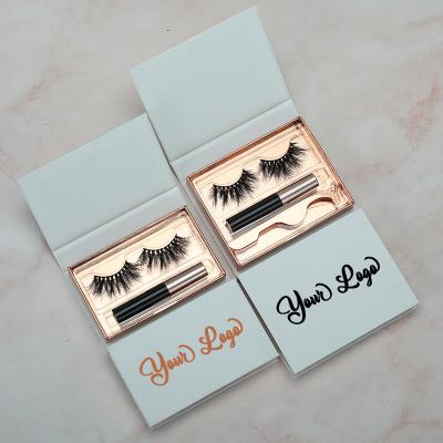 China Wholesale Natural Long Eyelashes Set Bulk 3d Mink Lashes Long Natural Eyelash Volume False Eyelashes Fluffy Lashes 4/20/50/100pcs False for sale