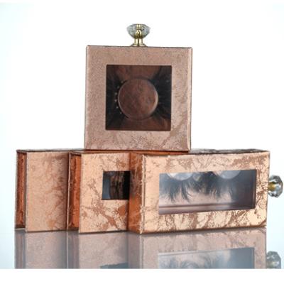 China Diamond Lash Box Private Label Paper Luxury Wholesale Empty False Eyelashes Paper Eyelash Box Paper Case for sale