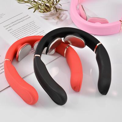 China Hot Selling Rechargeable Mini U Shape Portable Home Radio Neck Massage 360 ​​Smart Infrared Physiotherapy 4d Pulse Voice Neck Kneading Massager for sale