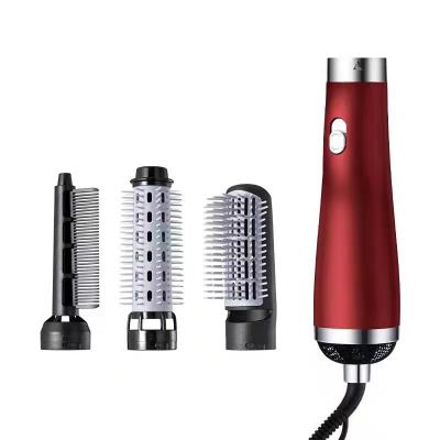 China Home 3 in 1 Hot Airbrush 3 Modes Hair Straightener Comb Curler Hair Dryer Brush Ionic Hair Dryer Brush for Hair for sale