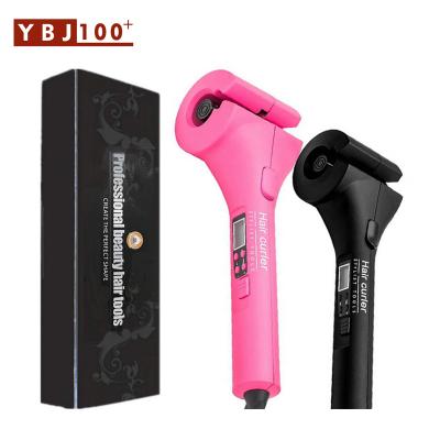 China LCD auto curling anti-scald wave styling curling iron toolceramic heating auto hair curler for sale