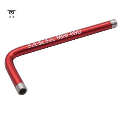 China Mini 4wd RC Al Alloy Socket Wrench RC Model Factory Price L type for sale