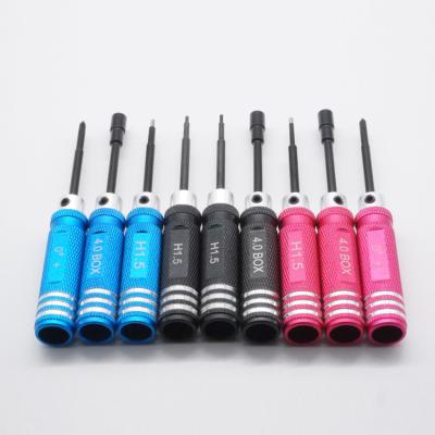 China Cheap RC Model Best Quality Aluminum Alloy Screwdriver For Mini 4WD, RC Toy Car for sale