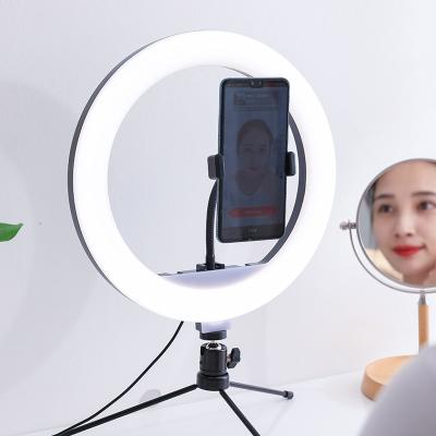 China Wholesale Adjustable Color Tempurate 6 Inch Usb Round Ring Light Mobile Phone Cheap Led Ring Fill Light Smartphone Life Ring Light With Tripod A505 for sale