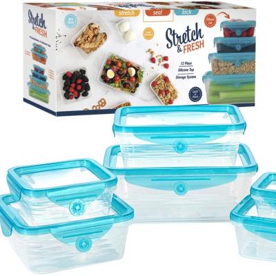 China Nordic Kitchen Storage Box A521 Amazon Hot Selling Container 6pc Food Container Airtight Set for sale