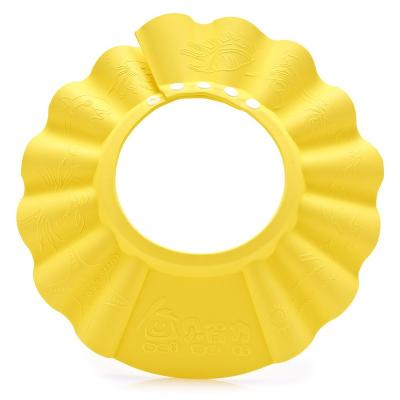 China EVA Baby Children Kids Safe Shampoo Bath Bathing Shower Hat Wash Hair Shield Adjustable Elastic Shampoo Cap 10-JC220 for sale