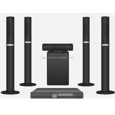 China Samtronic 5.1 Wireless System DVD Player High End Channel 250W Tower Home Theater Wireless Speaker System with Karaoke System HS-HT5108 for sale