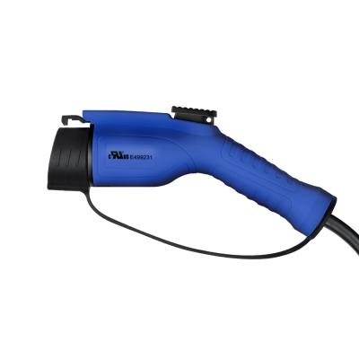 China SAE J1772 EV Connectors /Type 1 AC Charger Plug (Blue) With A 10m Cable NT-EVPLUG-T1-10M-L for sale