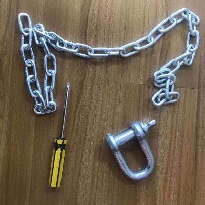 China Conveyor Chain 1pcs Aqua Bag Accessories Aqua Bag Accessories 1pcs Lock 1pcs Iron Chain 1pcs Lock 1pcs Water Injection Pipe Screwdriver for sale