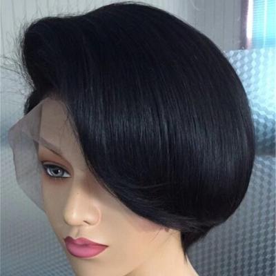 China Wigs Hair Lace Front 8inch 150% Density Pixie Cut Hair Wigs Lace Front Wig Hair Pixie Cut Wigs for sale