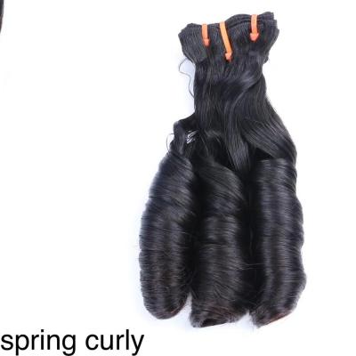 China Wholesale Funmi Hair 12A Grade Virgin Human Hair Wig One Pack Single Double Spring Curly Dispenser Pulled for sale