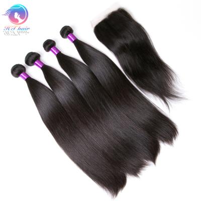 China Hair Bundles Deals 28 Inch Brazilian Hair Bundles Hair Lace Front Wig 3 Bundle Deals With Closure for sale