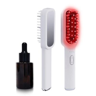 China Detox Customized Red LED Light Therapy Electric Hair Oil Injection Hair Growth Comb For Hair Growth for sale