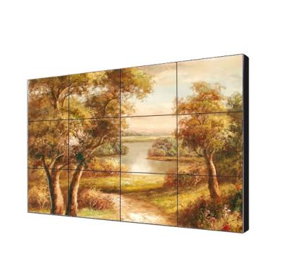 China Indoor LED Backlight 55 inch 3.5mm 4x3 Seamless ultra-Slim Bezel Lcd Video Wall Panel Display for sale