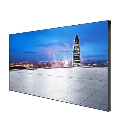 China Indoor Cheap 55 inch Narrow Bezel Seamless 3*3 LCD Video Wall with Dual OS for Digital Signage Advertising for sale