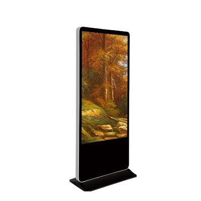 China Indoor Vertical Free Standalone Digital Signage Display With Infrared Multi Touch Screen Indoor Directional for Supermarket for sale