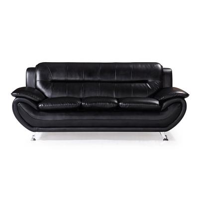 China KD DOS China Manufacturer Promotional Low Price Living Room Furniture Cheap PU Faux Leather Sofa for sale