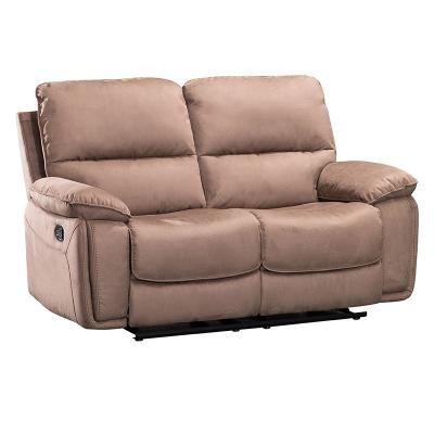 China HOT SELLING EXTENDED 2 SEATER FABRIC SOFA LOVESEAT MOTION STORAGE LIVING ROOM EXTENDABLE FURNITURE 2RR for sale