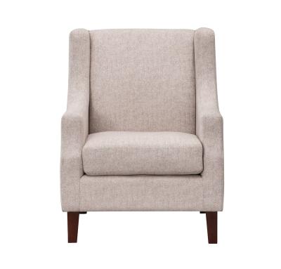 China Contemporary Modern Fabric Beige Leisure Chair Accent Chair Living Room Furniture Leisure Chair Armchair for sale