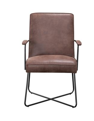 China Waterproof Modern Chair With Metal Steel Frame Living Room Furniture Armchair Accent Chair for sale