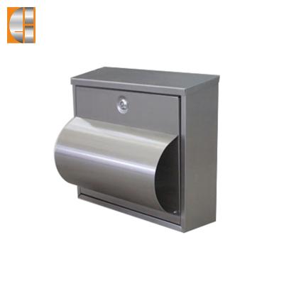 China High Quality Wall Mounted Security Wall Mounted Locking Mailbox With Newspaper Holder for sale