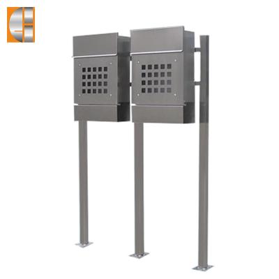 China Stainless Steel Standing Heavy Duty Waterproof Standing Mailbox for sale