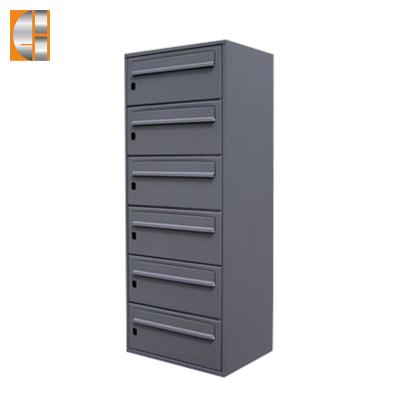 China Outdoor Metal Wall Mounted Horizontal Galvanized Master Mailbox for sale