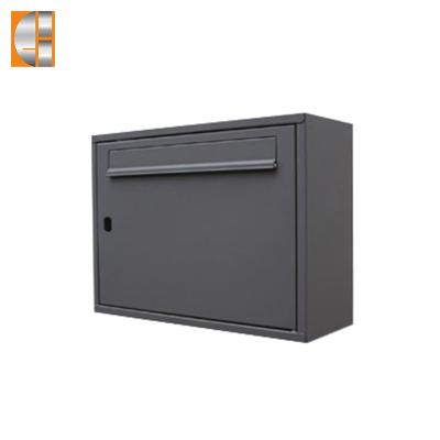 China Freestabding Lockable Galvanized Sheet Parcel Drop Mailbox For Apartment for sale