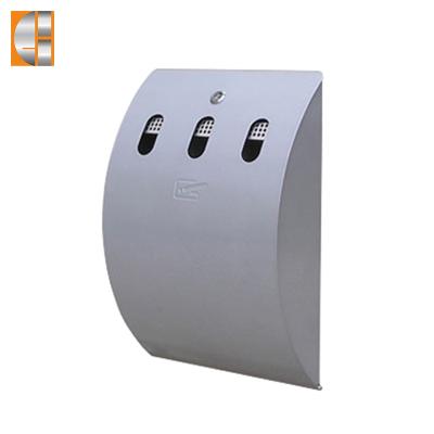 China Sustainable Custom Smoking Wall Mounted Ashtray Butt Bins for sale