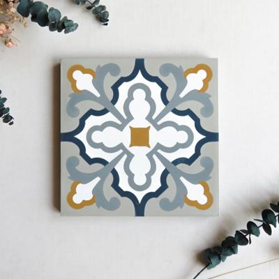 China CLASSIC Rustic Style Encaustic Cement Tiles Interior Handmade Floor Tile 200x200mm Cement Flooring Flooring for sale