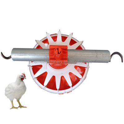 China Safeguard Breeding Cost HEMEI Pakistan Feeder Pan Poultry Feeding Equipment Automatic Broiler Farm Equipment for sale