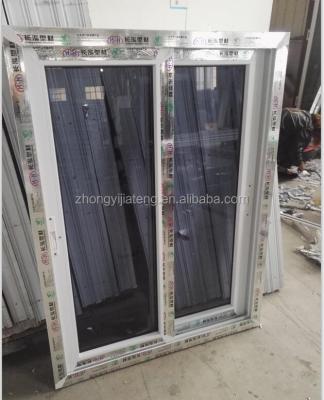 China Magnetic Window Screen Upvc Window Frame Horizonta Sliding Window Sliding for sale