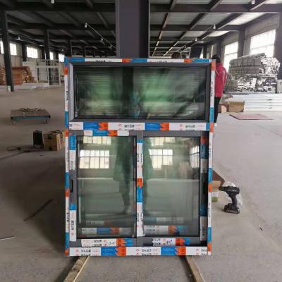 China Folding Screen Aluminum Sliding Windows With Double Glass And Mosquito Net For House Windows for sale