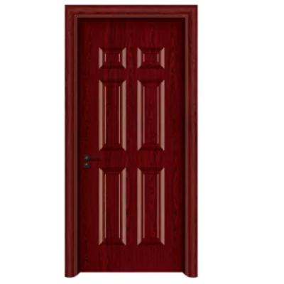 China Customized Modern Cheap Steel Wood Interior Door For South Africa for sale