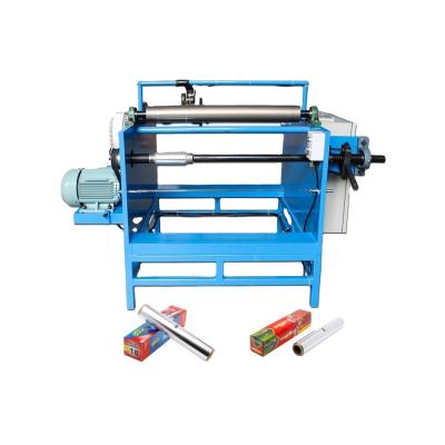 China Manual Rewinding for Household Aluminum Foil Roll Making Machine Other Raw Material for sale