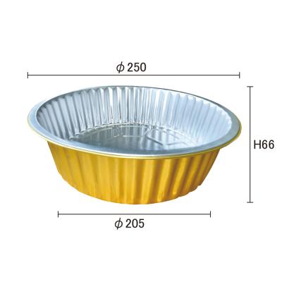 China Disposable Aluminum Foil Tray for Roasting Food Grade Container Pulp Moulding Process Type for sale