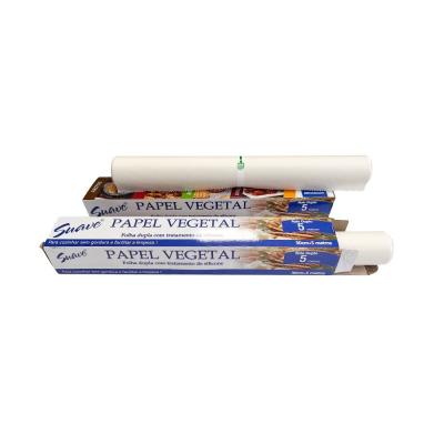 China Widely Used Waterproof Greaseproof Air Fryer Parchment Paper Roll with Release Paper for sale