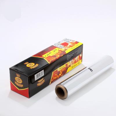 China Composited Kitchen Disposable Stocks Aluminium Foil Paper 150 300 M with Customized Length for sale